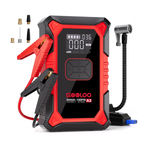 Portable Car Jump Starter 3000A